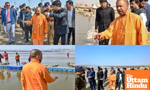 CM Yogi Connects with Devotees, Reviews Security Plans for Upcoming Basant Panchami Snan
