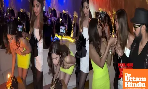 Shamita Shetty’s friends tease her for wearing a revealing dress