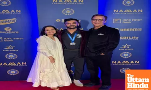 Dream come True: Agni Chopra receives BCCI award from childhood hero Rohit Sharma