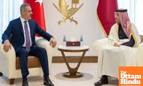 Qatari PM meets Turkish FM on cooperation, developments in Gaza, Syria