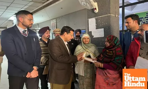 ACS conducts surprise visit to Ludhiana East Tehsil, checks CCTVs