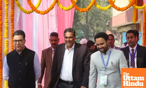 New Delhi: Chief Justice of India Sanjiv Khanna casts his vote for the Delhi Assembly Elections
