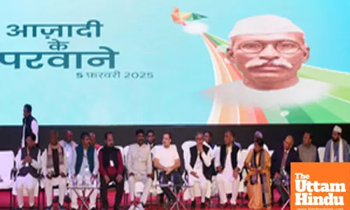 Congress leader and Lok Sabha Leader of Opposition Rahul Gandhi attends ‘Azadi Ke Parwane’