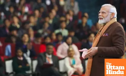 In a new format, PM Modi joins forces with celebrities to inspire students during Pariksha Pe Charcha