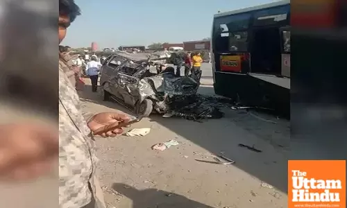 Tragedy Strikes on NH-48: 8 Dead, 6 Injured in Horrific Roadways Bus-Car Collision