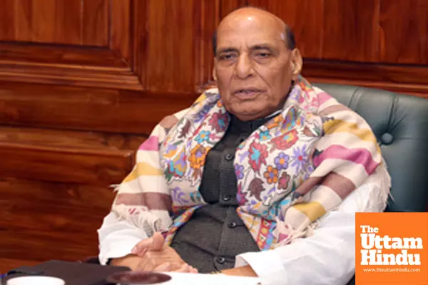 Defense Minister Rajnath Singh with the IDAS Probationers