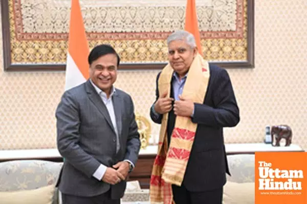 Assam CM meets V-P Dhankhar in Delhi