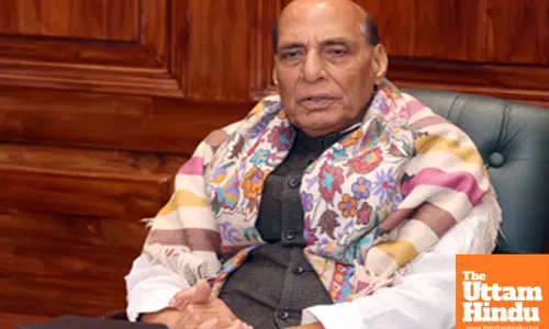 Defense Minister Rajnath Singh with the IDAS Probationers