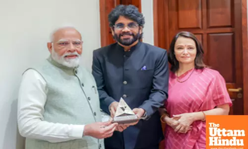 Tollywood star Nagarjuna meets Prime Minister Narendra Modi