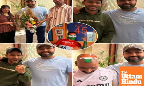 Rohit Sharmas kind gesture towards superfan wins hearts