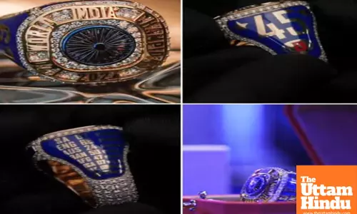 Rohit Sharma and Team India receive T20 world cup-winning rings at BCCI awards!