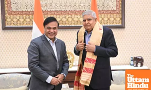 Assam CM meets V-P Dhankhar in Delhi