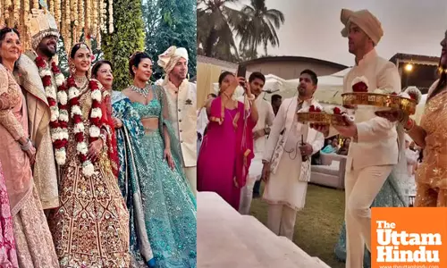 Nick Jonas soaks up Indian tradition at brother-in-law Siddharth Chopra’s wedding