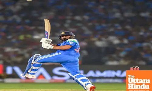2nd ODI: Rohit slams 32nd century as India clinches series over England with four-wicket win