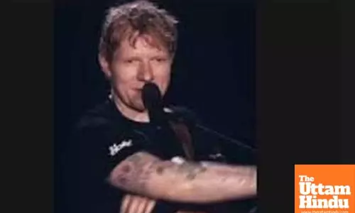 Ed Sheeran singing ‘Chuttamalle leaves Jr NTR, Jahnavi Kapoor impressed