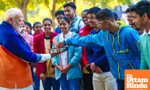 PM Narendra Modi participates in 8th edition of Pariksha Pe Charcha