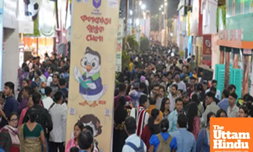 Visitors throng the last day of the 48th Kolkata International Book Fair