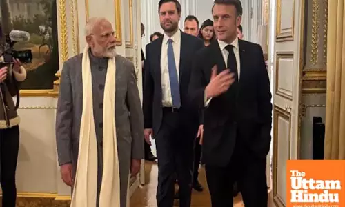 PM Modi Meets Macron, JD Vance at Paris Dinner Ahead of AI Summit