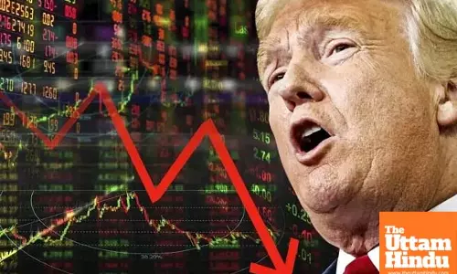Stock market crashes due to fear of trade war, investors lose Rs 10 lakh crore