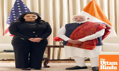 Prime Minister Narendra Modi meets USA’s Director of National Intelligence Tulsi Gabbard