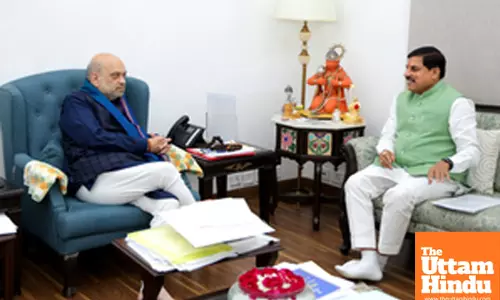 Madhya Pradesh Chief Minister Mohan Yadav meets Union Home Minister Amit Shah