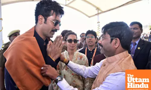 Actor Vicky Kaushal visits Maha Kumbh Mela