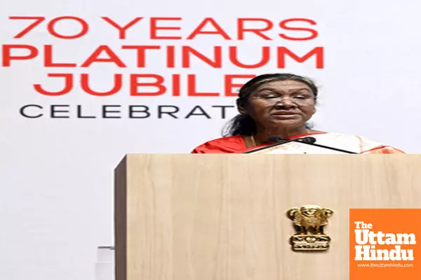President Droupadi Murmu graces the Platinum Jubilee Celebrations of Birla Institute of Technology (BIT) Mesra