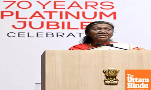 President Droupadi Murmu graces the Platinum Jubilee Celebrations of Birla Institute of Technology (BIT) Mesra