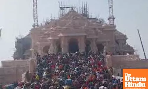 Massive crowd in Ayodhya for Ram temple, traffic chaos escalates