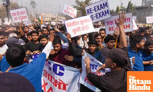 Candidates Protest Against 70th CCE 2024