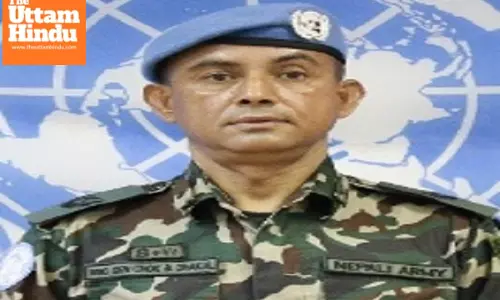 Nepali general injured in UN peacekeeping operation in Lebanon back home