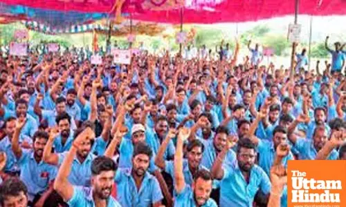 TN Samsung factory strike: Conciliatory talks between management and union today