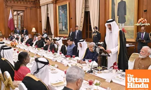 President Droupadi Murmu hosts Qatars Amir