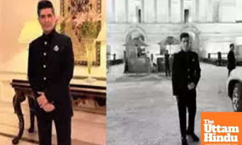 Manish Malhotra visits Rashtrapati Bhavan in the national Capital
