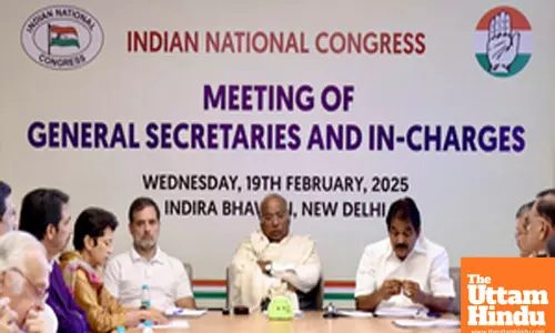 Congress leadership holds meeting with general secretaries, state in-charges in Delhi