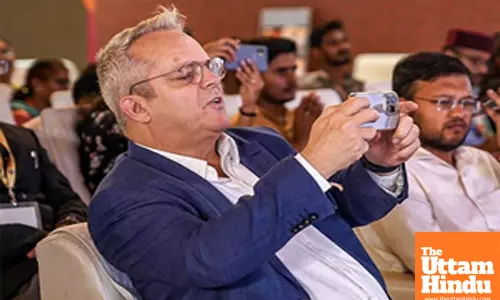 UNESCO’s Tim Curtis visits Kala Kumbh during Maha Kumbh Mela 2025