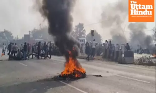 Villagers block Delhi-Kolkata National Highway, burn tyres after teens murder in Bihar