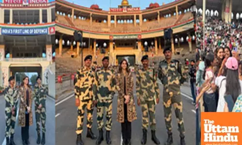 Sharvari witnesses the awe-inspiring Attari-Wagah border ceremony in Amritsar