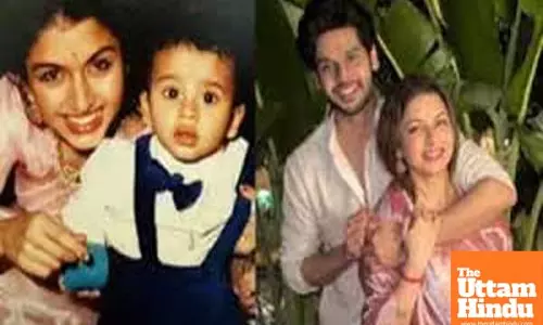 Bhagyashree wishes her aankho ka tara Abhimanyu: Treasure every moment spent with you