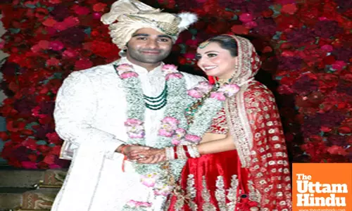 Marriage ceremony of Actor Aadar Jain and wellness entrepreneur Alekha Advani