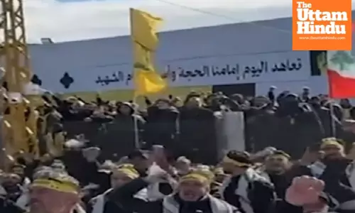 Tens of thousands gather in Beirut for Hezbollah leaders funeral amid Israeli flyovers