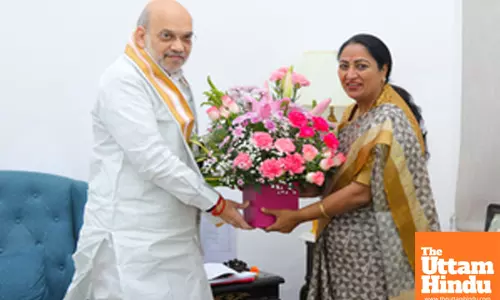 Delhi Chief Minister Rekha Gupta meets Union Home Minister Amit Shah