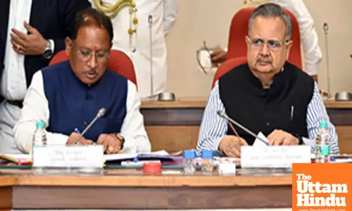 Chhattisgarh CM Vishnu Deo Sai Attends Assembly Committee Meeting