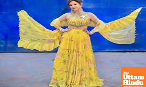 Rubina Dilaik beats Monday blues with a dollop of yellow