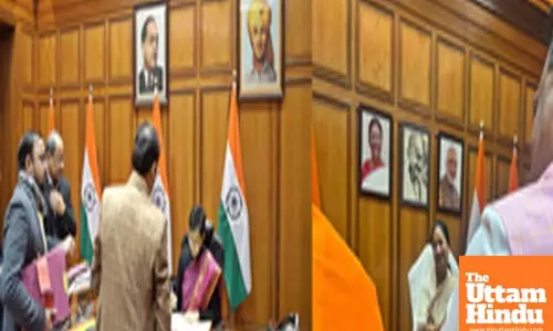 Portraits removed from CM’s office: Atishi accuses BJP of insulting Baba Saheb, Bhagat Singh