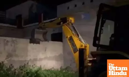 Bulldozer Action Reaches Punjab: Drug Smuggler’s House Demolished Amid Crackdown