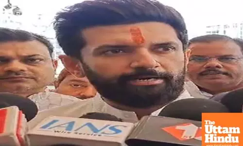 Chirag hits back at Lalu, says Oppn’s accusations will not impact PM Modi’s popularity