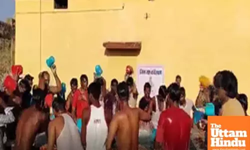 Chhattisgarh prisoners take holy bath with Sangam water