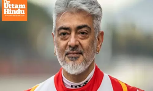 New video clip showing Ajith Kumar attempting to race despite crash wins hearts online