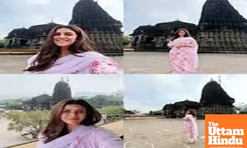 Nimrat Kaur seeks blessings at Trimbakeshwar Shiva Temple